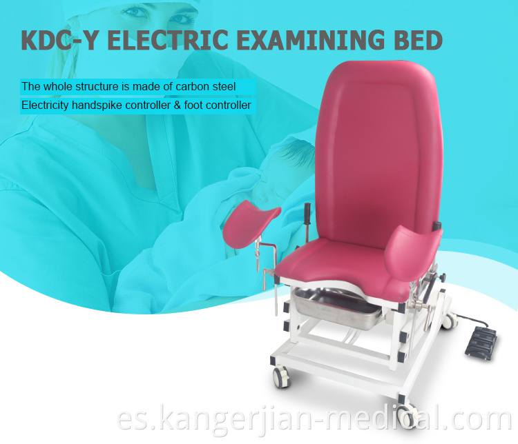 Examen de ginecología portátil eléctrica KDC-Y PRESIDENTE PACIENTE